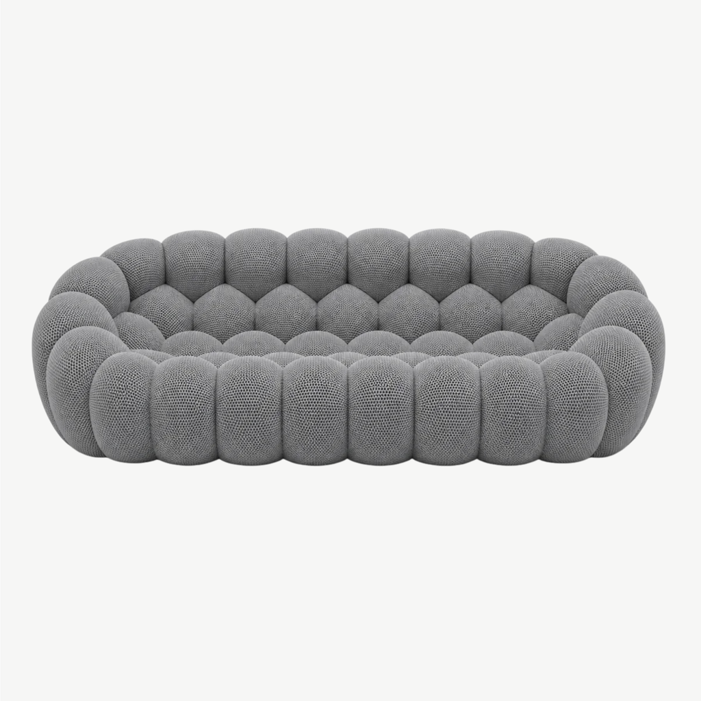 BULÉA Maxi 3-seater round sofa in Slate – studio view
