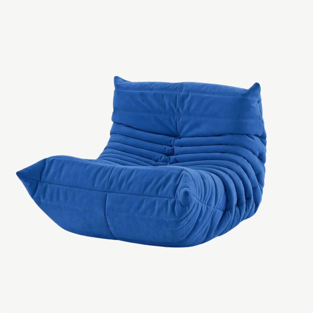 LUMA Mini low lounge chair in Cobalt