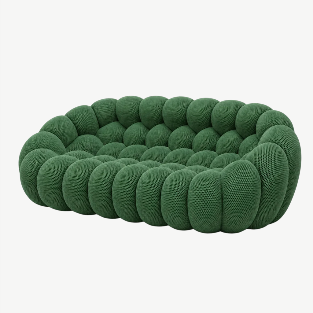 BULÉA Maxi 3-seater round sofa in Forest