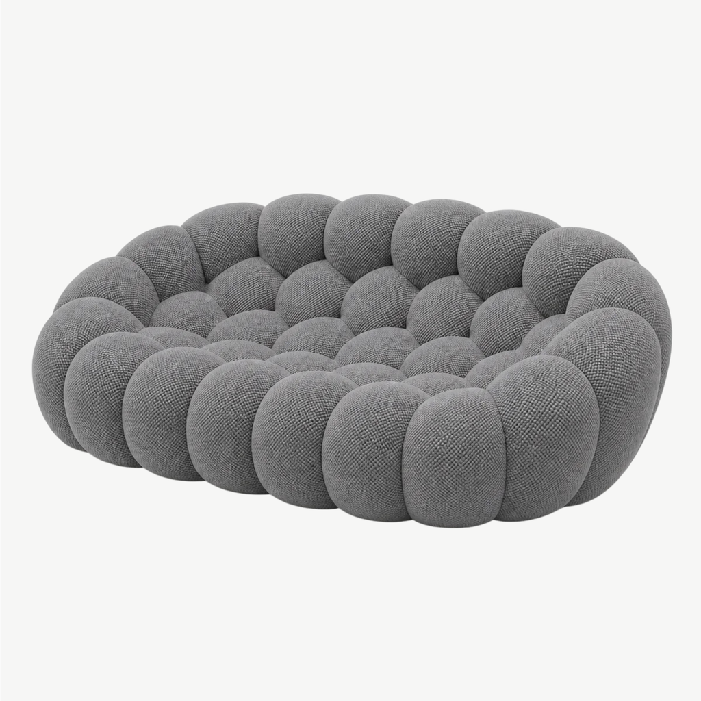 BULÉA 2-seater round sofa in Slate
