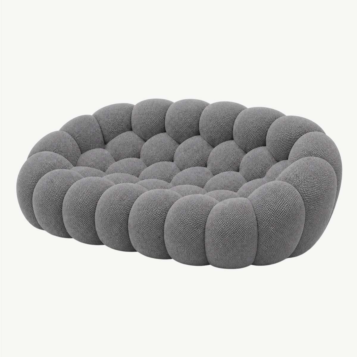 BULÉA 2-seater round sofa in Slate