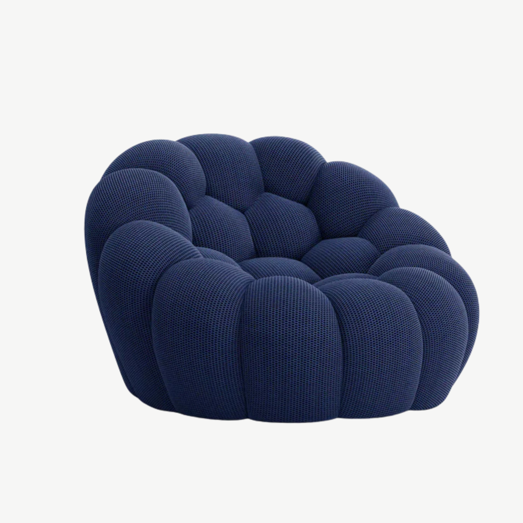 BULÉA Mini round armchair in Midnight