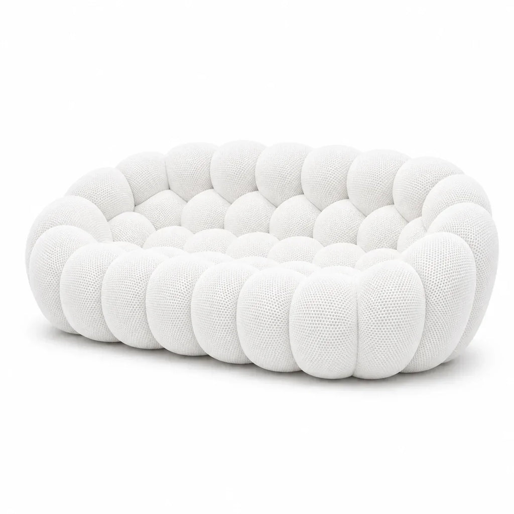BULÉA Maxi 3-seater round sofa in Snow