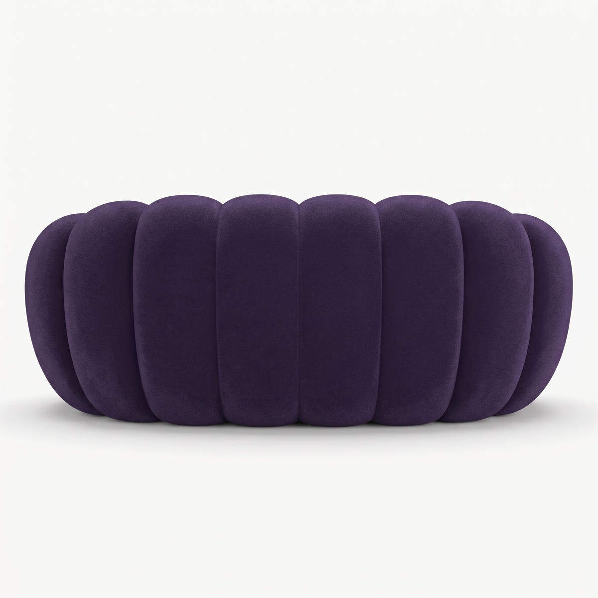 BULÉA 2-seater round sofa in Aubergine – alternative view