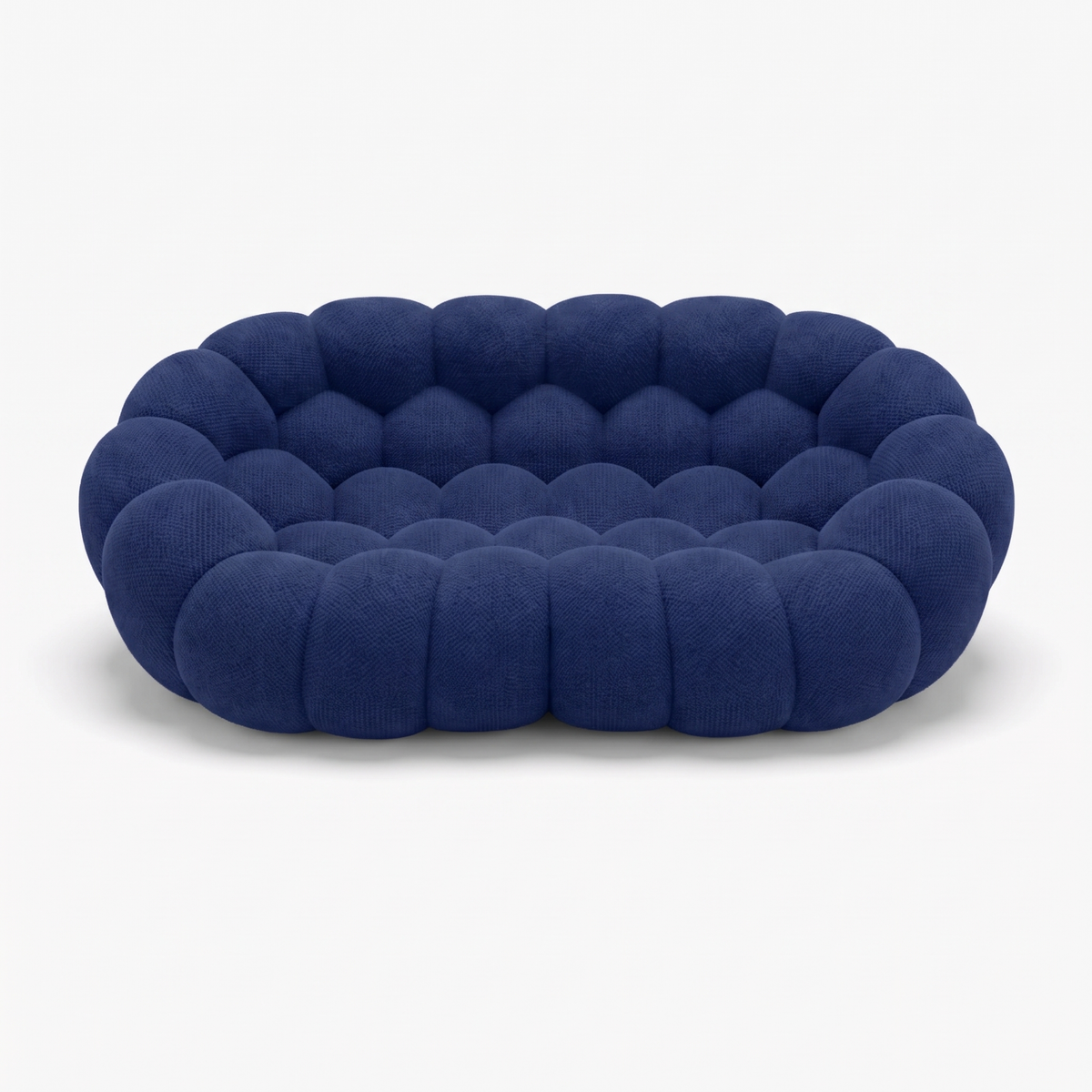 BULÉA 2-seater round sofa in Midnight – studio view