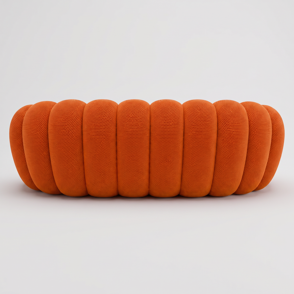 BULÉA Maxi 3-seater round sofa in Tangerine – alternative view