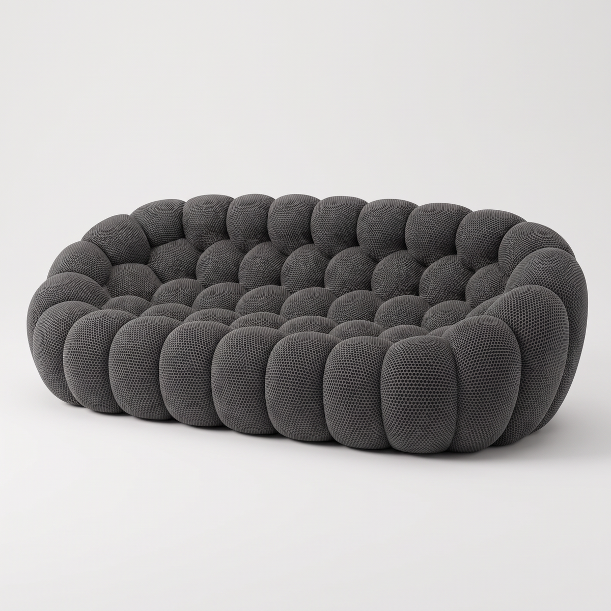 BULÉA Maxi 3-seater round sofa in Charcoal