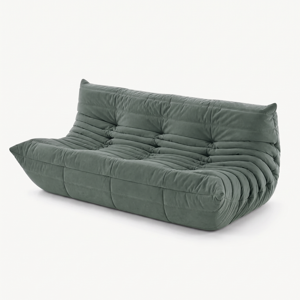 LUMA 2-seater low lounge sofa in Eucalyptus – alternative view