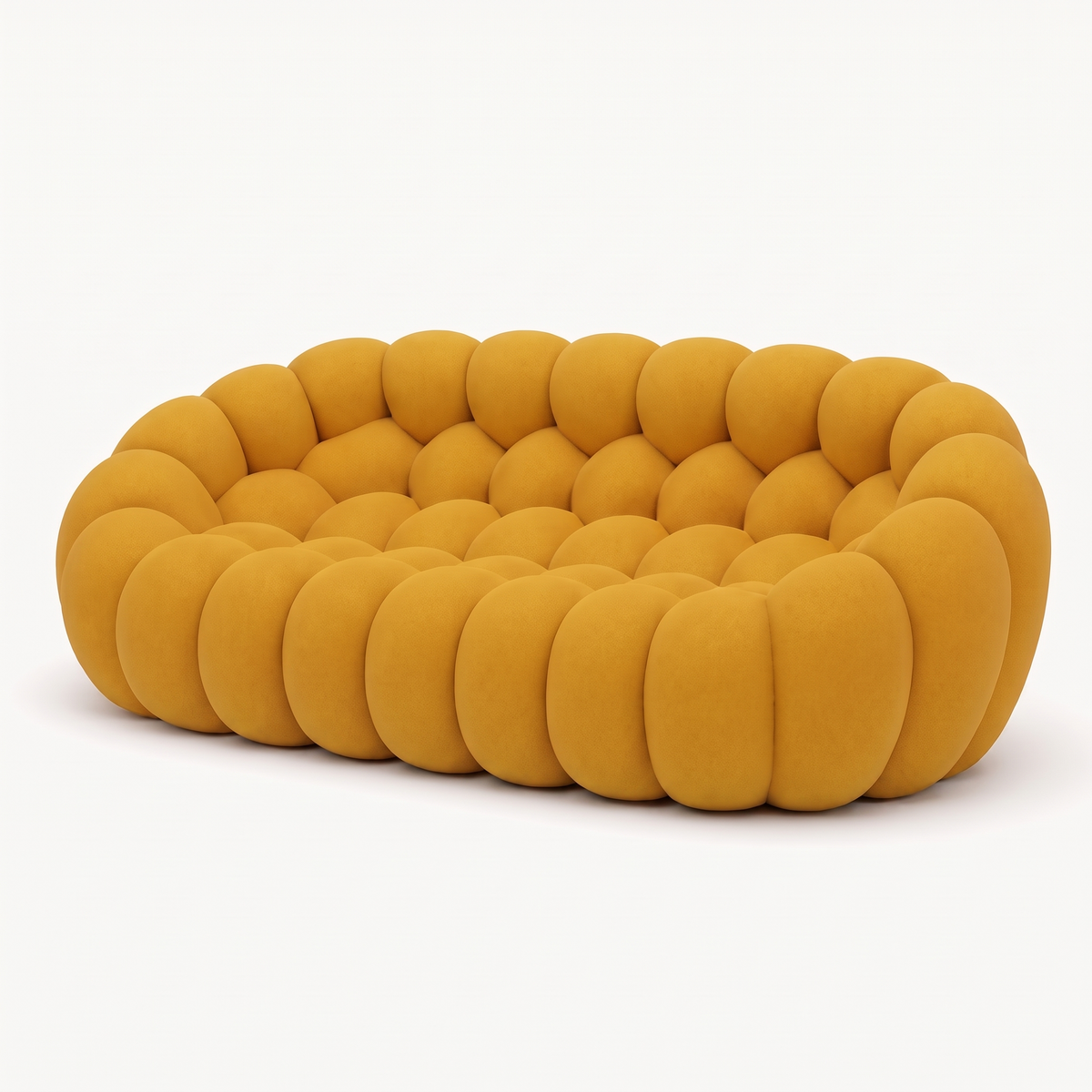 BULÉA Maxi 3-seater round sofa in Sunflower