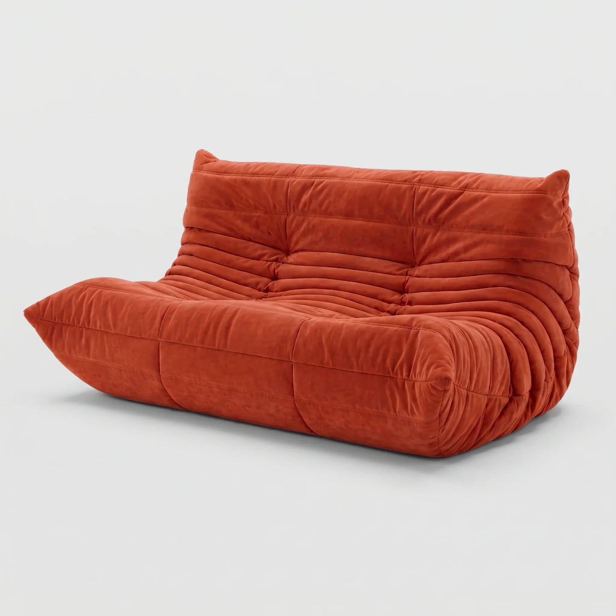 LUMA 2-seater low lounge sofa in Paprika