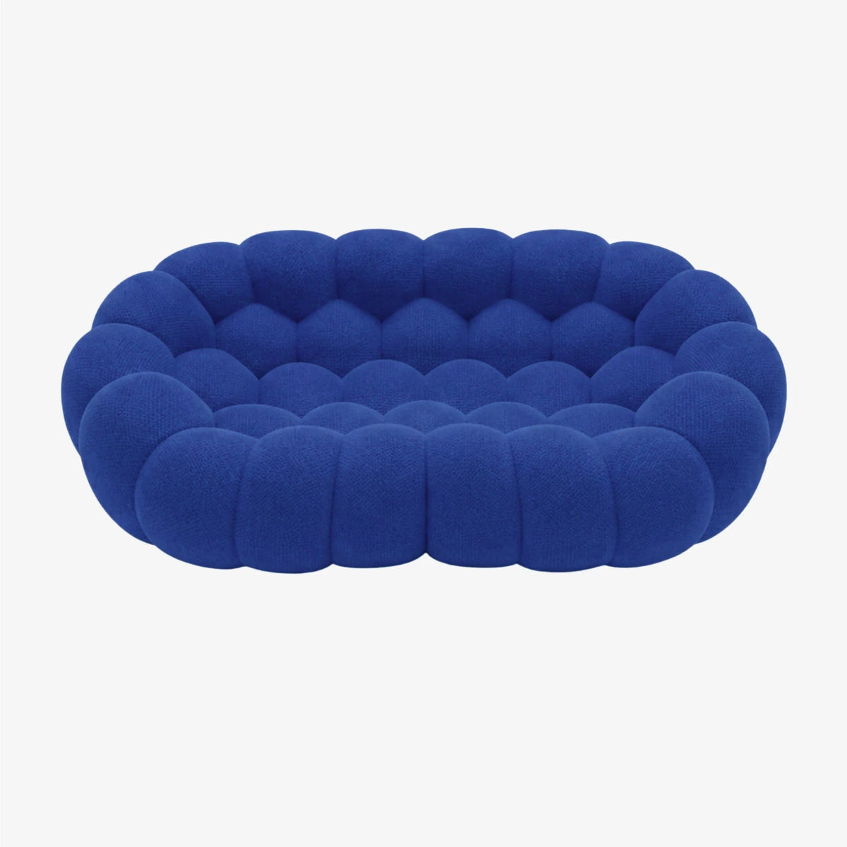 BULÉA 2-seater round sofa in Cobalt – studio view