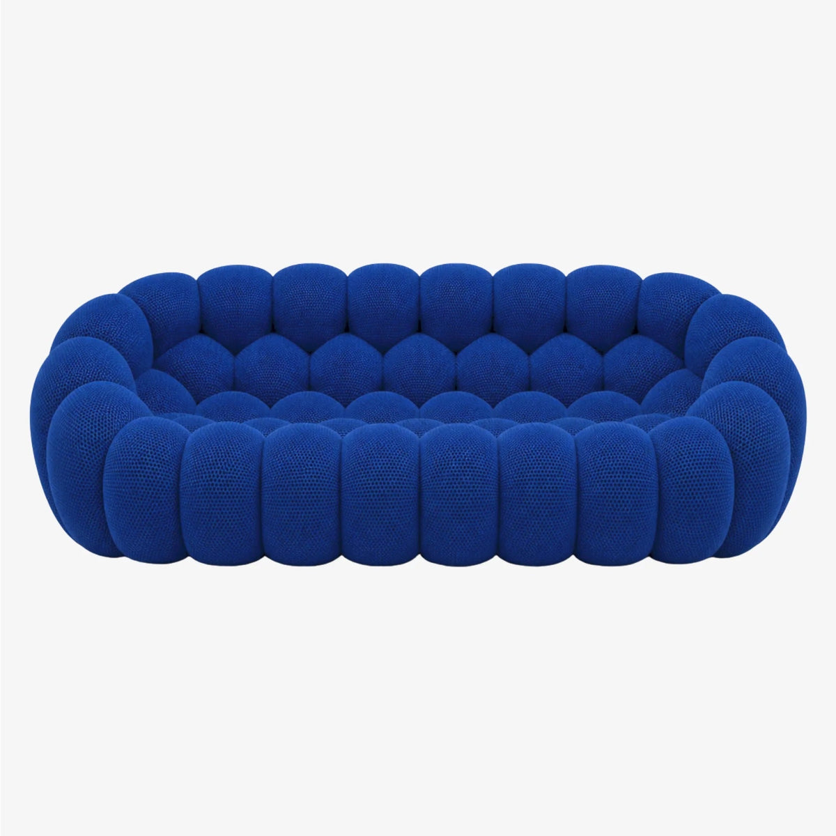 BULÉA Maxi 3-seater round sofa in Cobalt – studio view