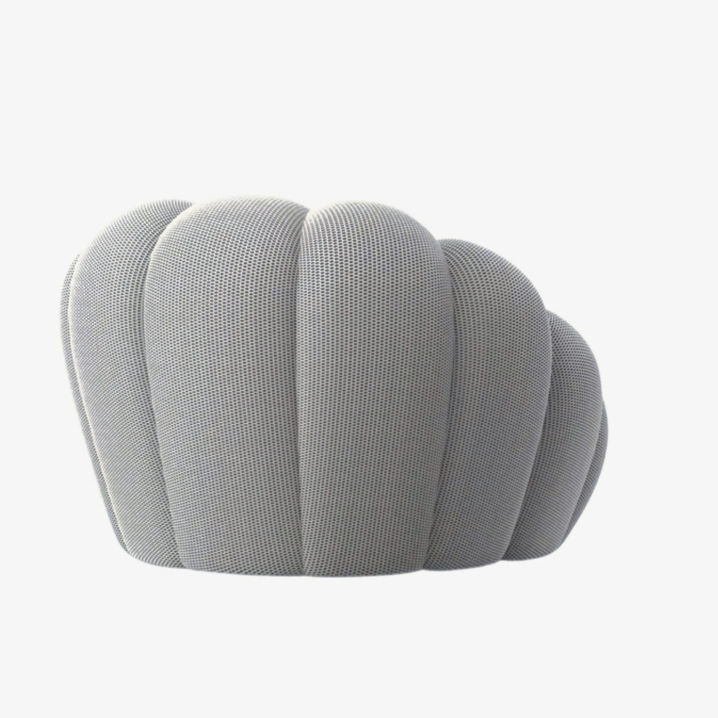 BULÉA Mini round armchair in Slate – alternative view