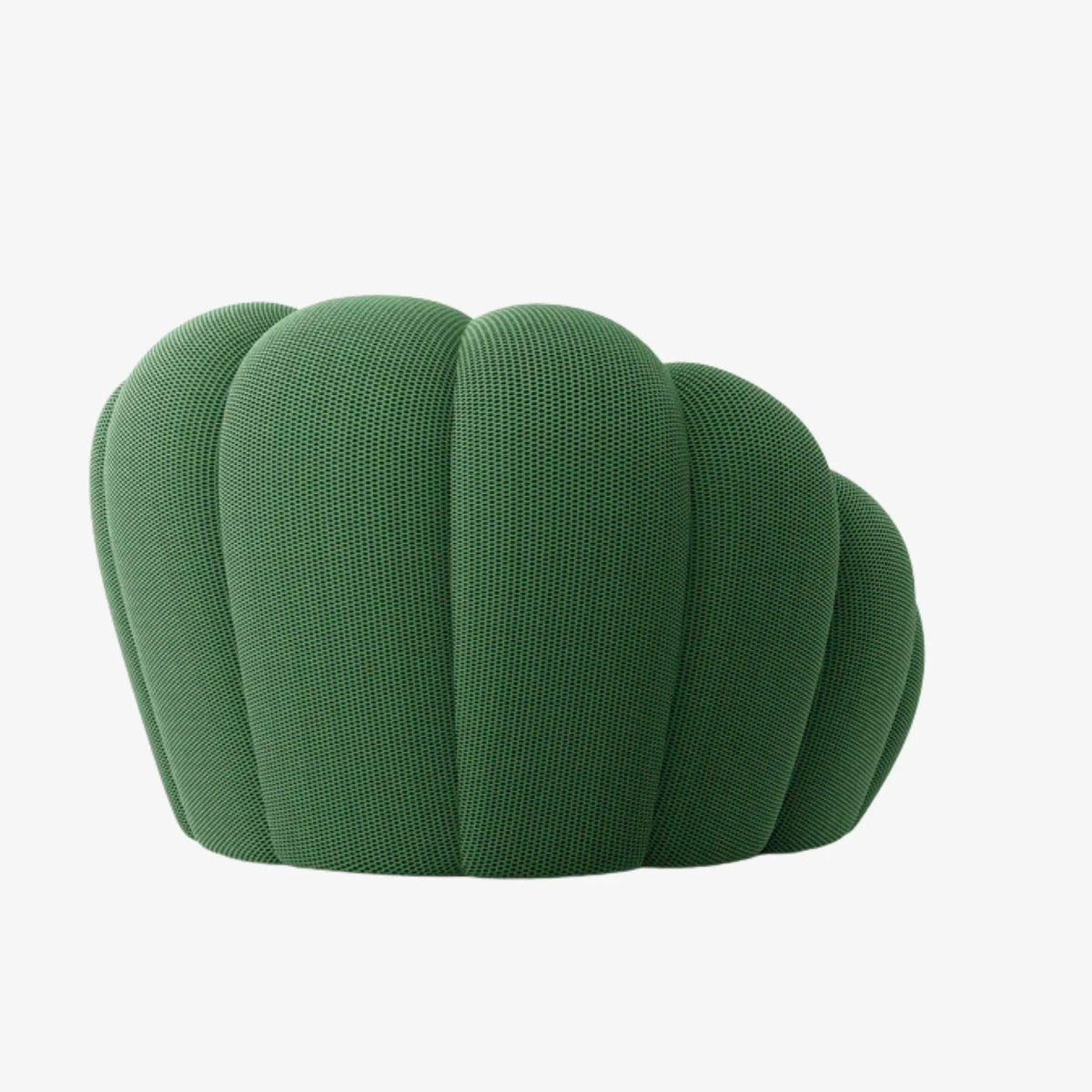 BULÉA Mini round armchair in Forest – alternative view