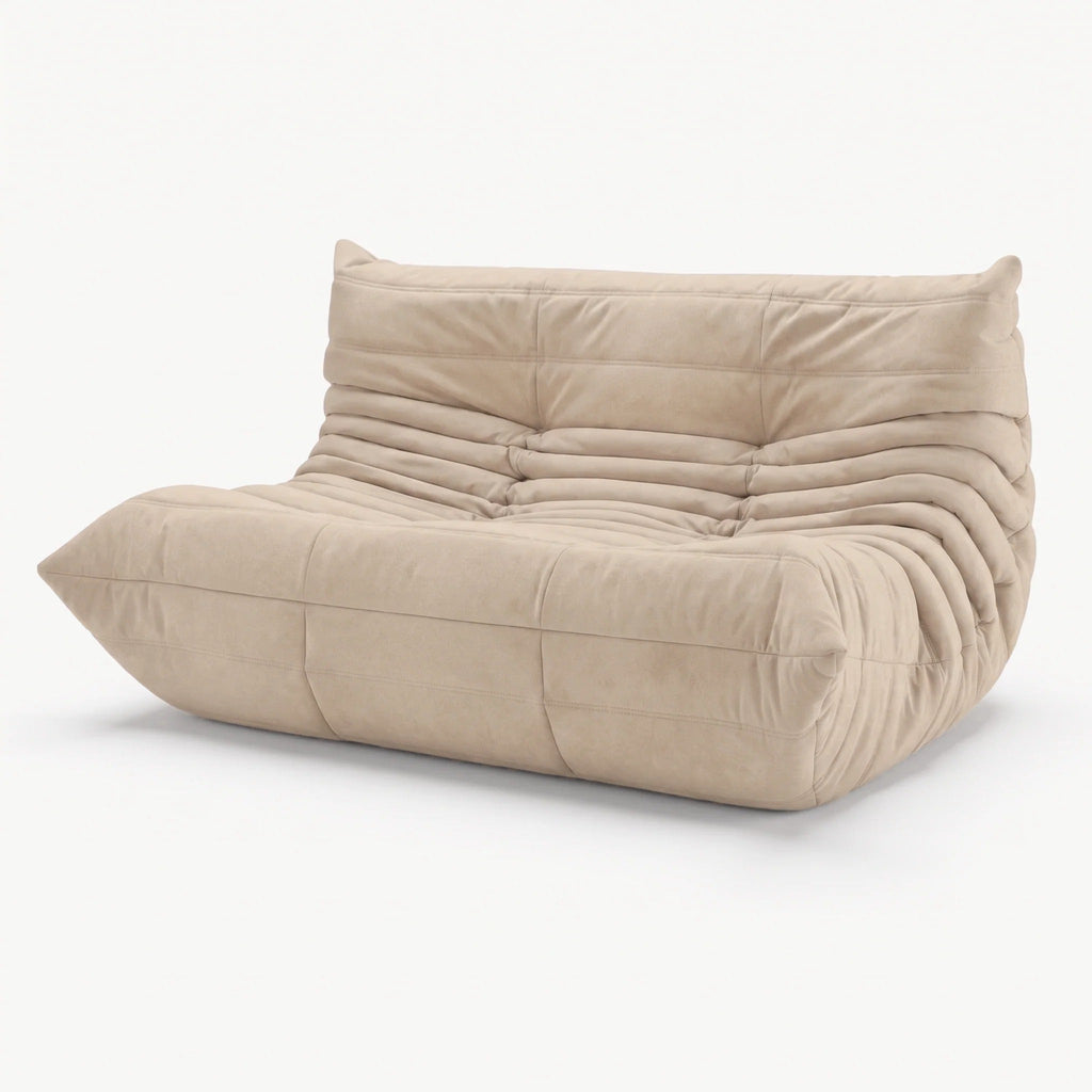 LUMA 2-seater low lounge sofa in Sand