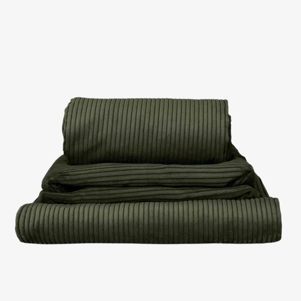 SORA spare cover set in Olive corduroy